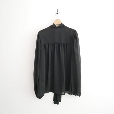 2025AW DEUXIEME CLASSE Sheer Bow Blouse 25051500803030 2606-0497