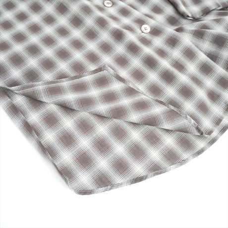 2025AW CREDONA SHEER CHECK SHIRT JACKET 1425410324-0 2609-0506