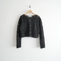 継続販売品 MARMARMAR レース編みショートカーディガン 2608-0208