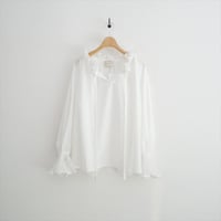 UNITED ARROWS レースプリーツ フリル ブラウス 15211991488 2605-2060
