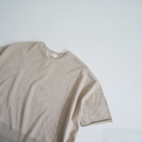2025AW・人気完売品 IENA LEVITA コットンハーフスリーブプルオーバー 25080900332130 2606-0192
