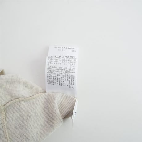 2025AW GGG for SALON FRESCA RIBロングスリーブプルオーバー SHM34540 2609-0184