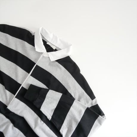 2025AW・人気完売品 FRAMeWORK別注 ONIT OVERSIZE ボーダーラガーシャツ 25070230004230 2608-0095
