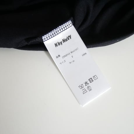 2026AW今季新作・人気完売品 未使用 N by NaVY WOOL TEE 26NBYpf_WoolishT 2608-0731