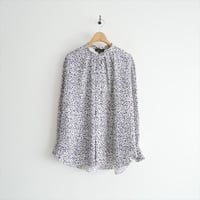 未使用 Drawer シルクプリントタックブラウス 65212991238 2610-0594