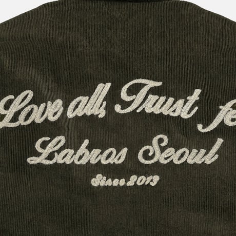 Script Corduroy Jacket (Olive)