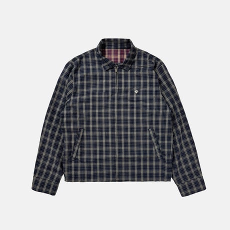 Plaid Buena Jacket (Navy/Wine)