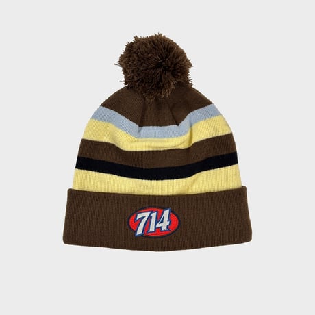 714 Pom Beanie (Brown)