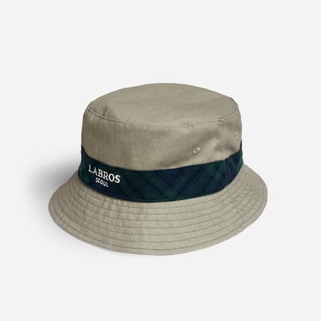 Reversible Bucket Hat (Beige/Green)