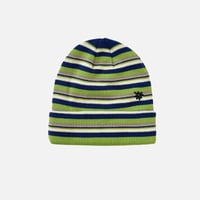 Symbol Logo Stripe Beanie (Green)