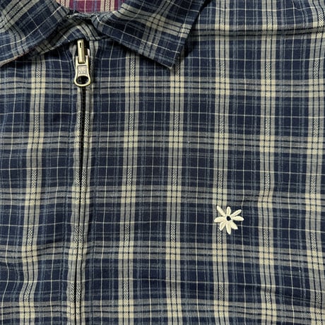 Plaid Buena Jacket (Navy/Wine)