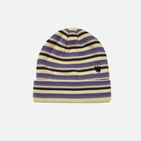Symbol Logo Stripe Beanie (Lavender)