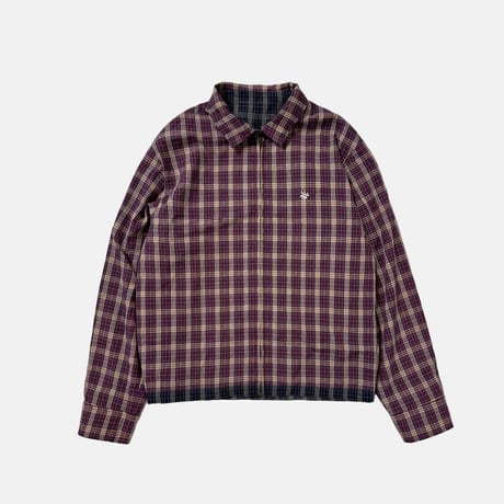 Plaid Buena Jacket (Navy/Wine)