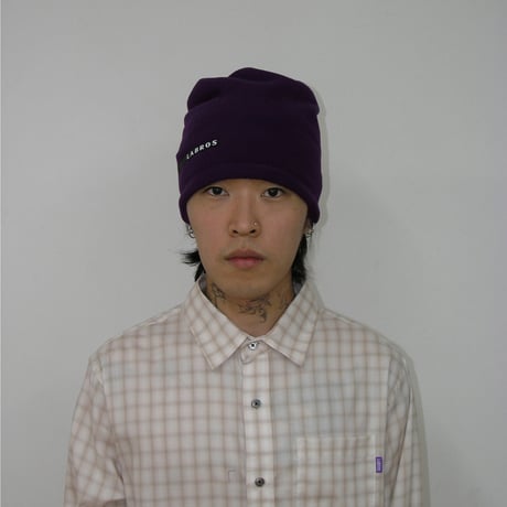 Plada Fleece Neck Warmer Beanie (Purple)