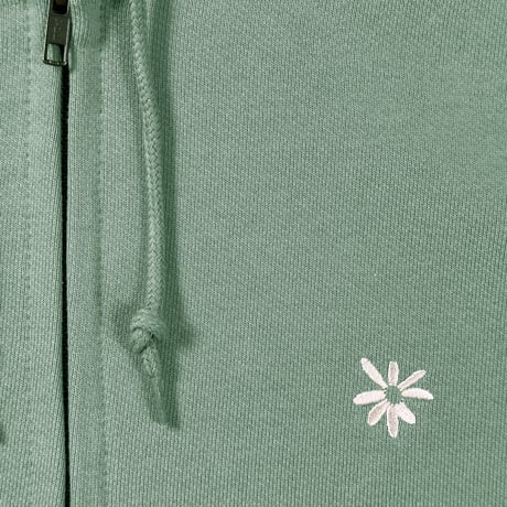 Symbol Logo Zip Up Hoodie (Light Green)