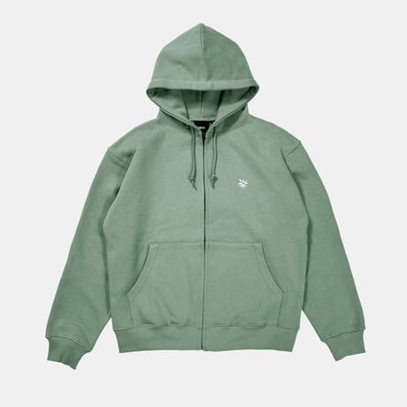Symbol Logo Zip Up Hoodie (Light Green)