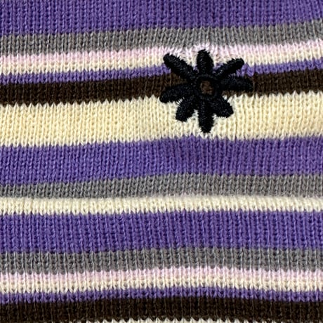 Symbol Logo Stripe Beanie (Lavender)