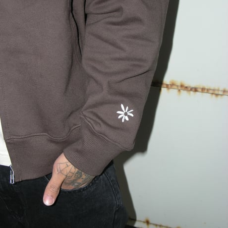 LATF Zip Up Hoodie (Brown)