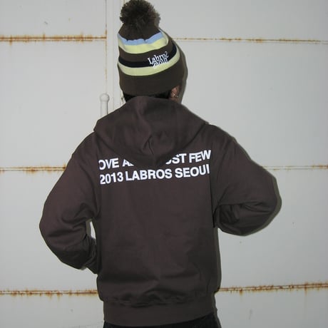 LATF Zip Up Hoodie (Brown)