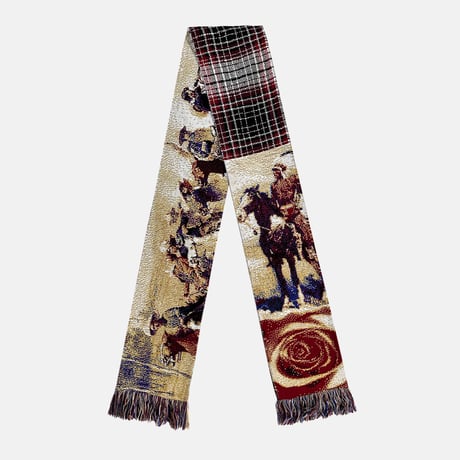 Cow Boy Scarf (Multi)