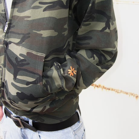 LATF Zip Up Hoodie (Camo)