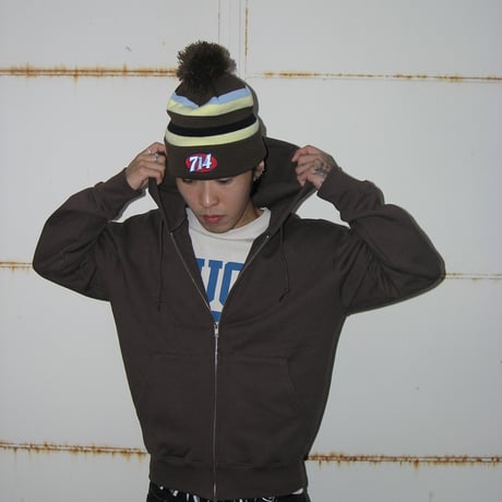 714 Pom Beanie (Brown)