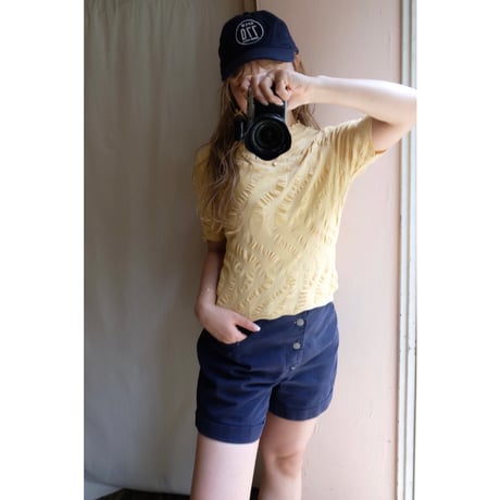 navy short pants
