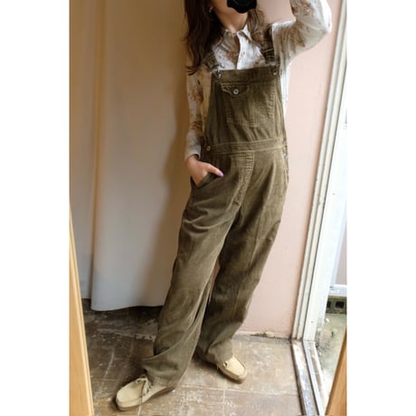 olive green overall