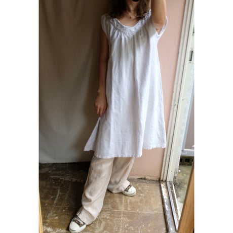 France antique linen one-piece