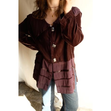 80's brown sheer cardigan