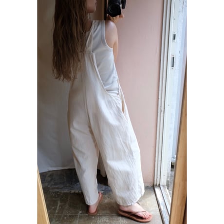 white overall
