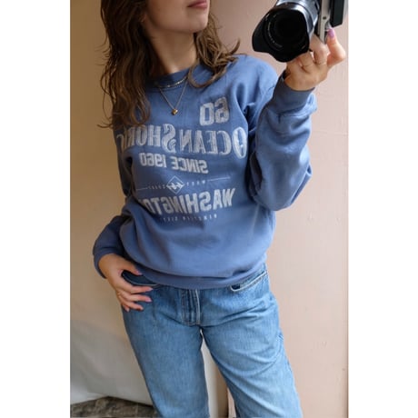 blue gray sweat