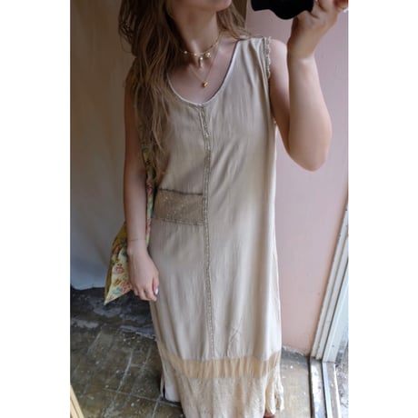 sand beige one-piece