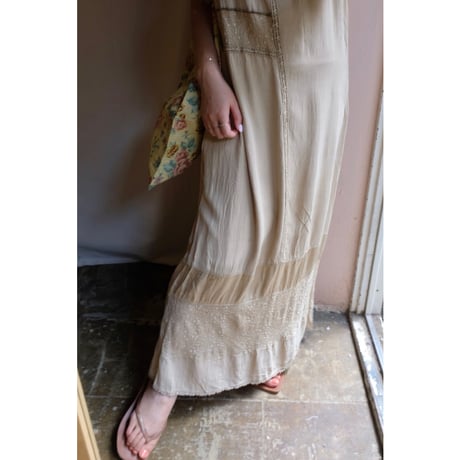 sand beige one-piece