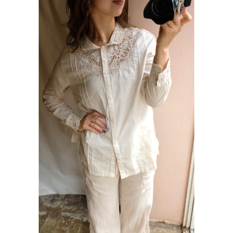 ivory lace blouse