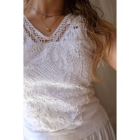 white design tank top
