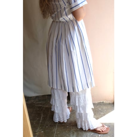 blue stripe one-piece
