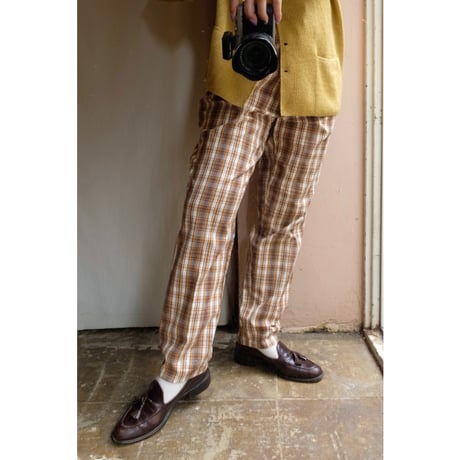 tartan check pants