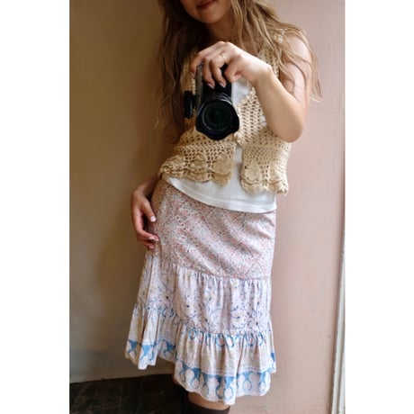 flower design skirt