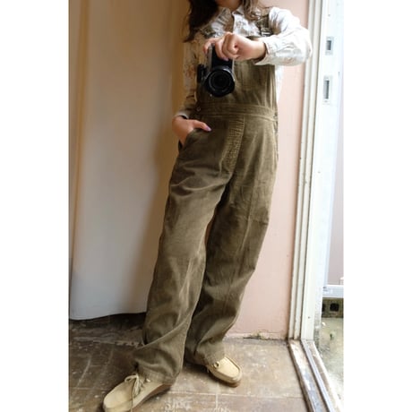 olive green overall