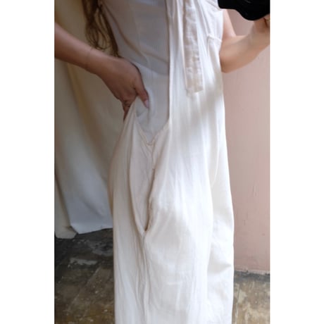 white overall