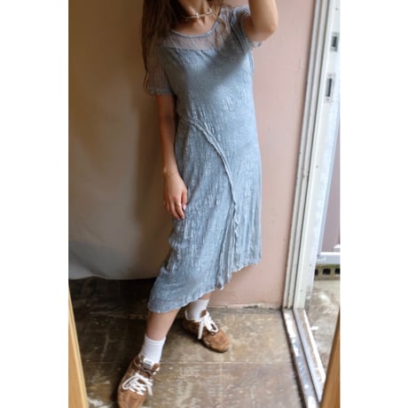 ice blue one-piece