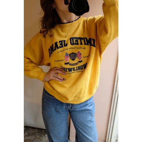 mustard yellow sweat