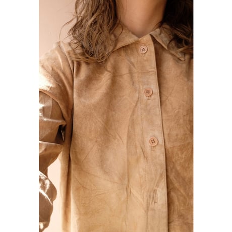 light brown leather jacket