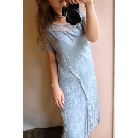 ice blue one-piece
