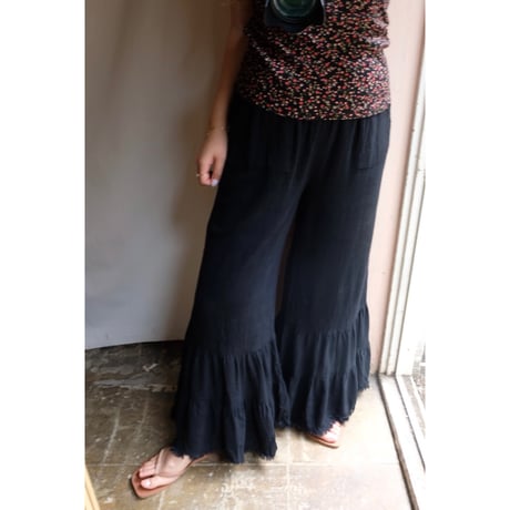 black flare pants