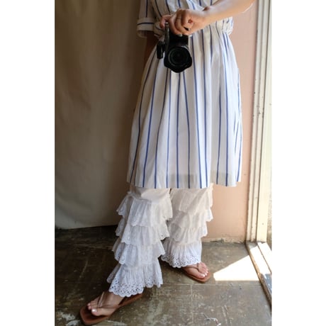 blue stripe one-piece