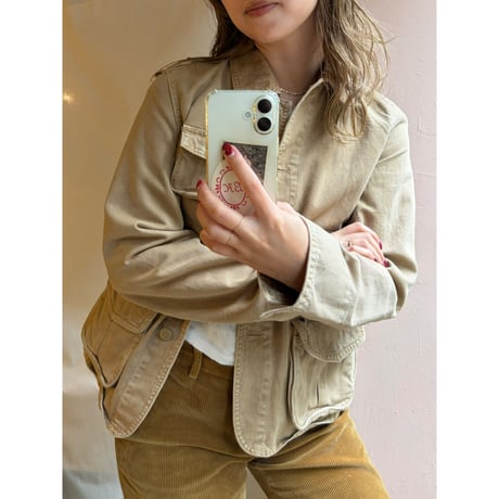 beige jacket