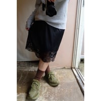 black lace skirt