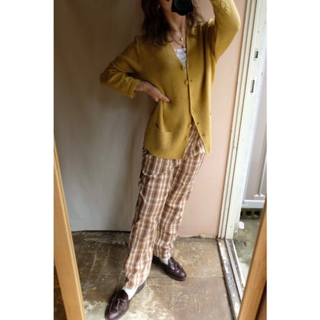tartan check pants